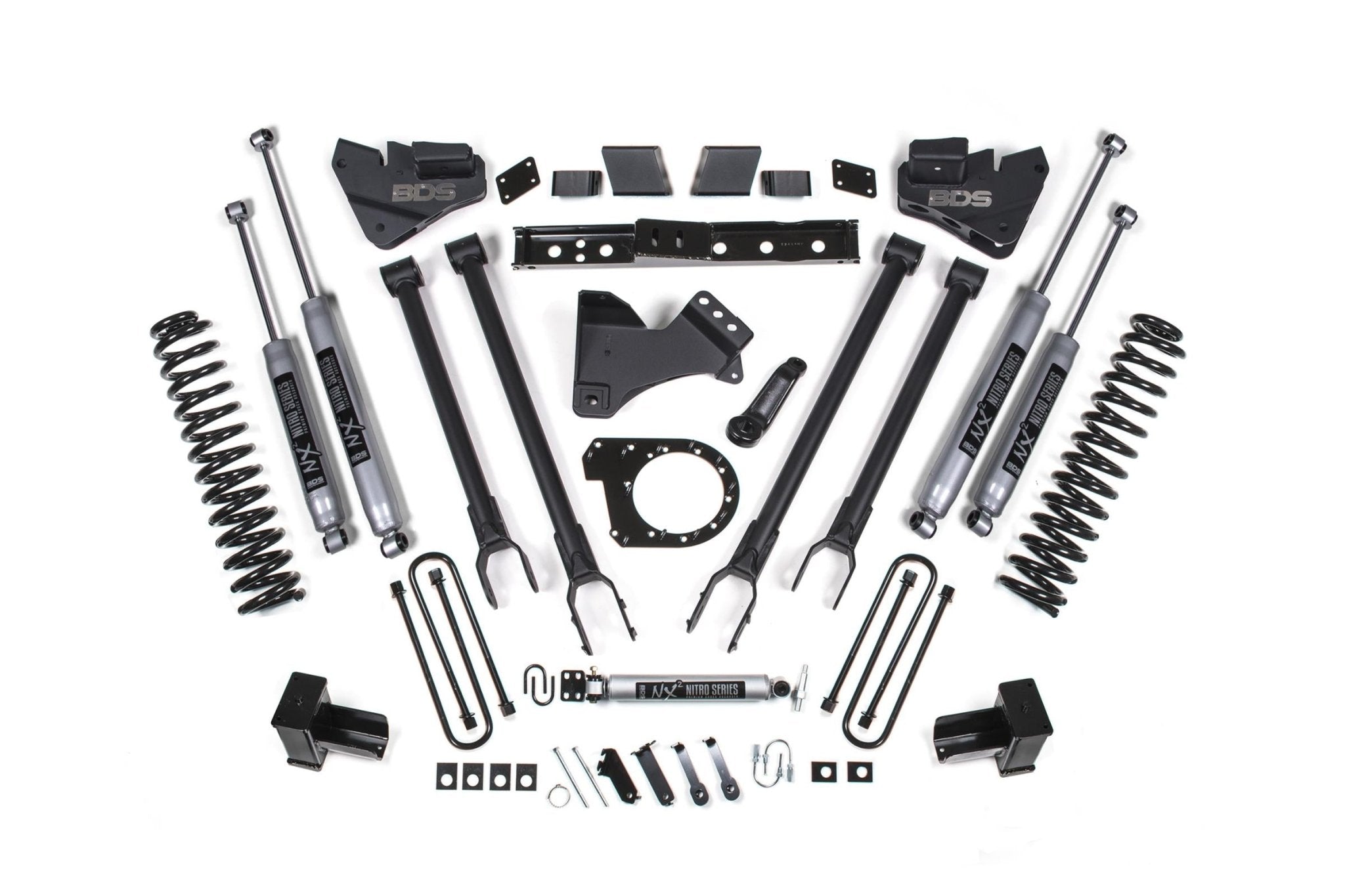 BDS Suspension 6 Inch Lift Kit 4 - Link Conversion (2017 - 2019 Powerstroke 4WD) - Southern Diesel Supply