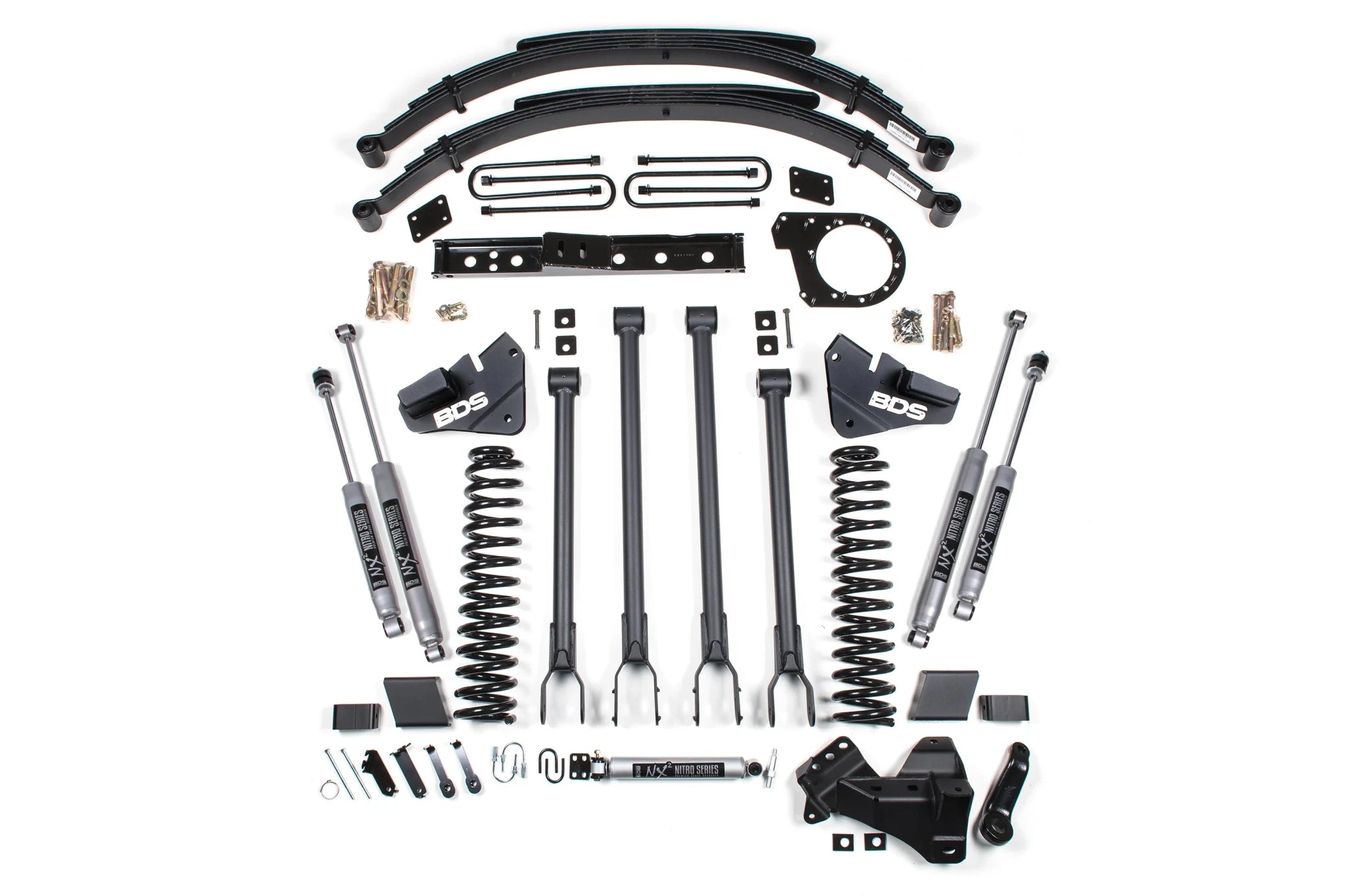 BDS Suspension 6 Inch Lift Kit 4 - Link Conversion (2017 - 2019 Powerstroke 4WD) - Southern Diesel Supply