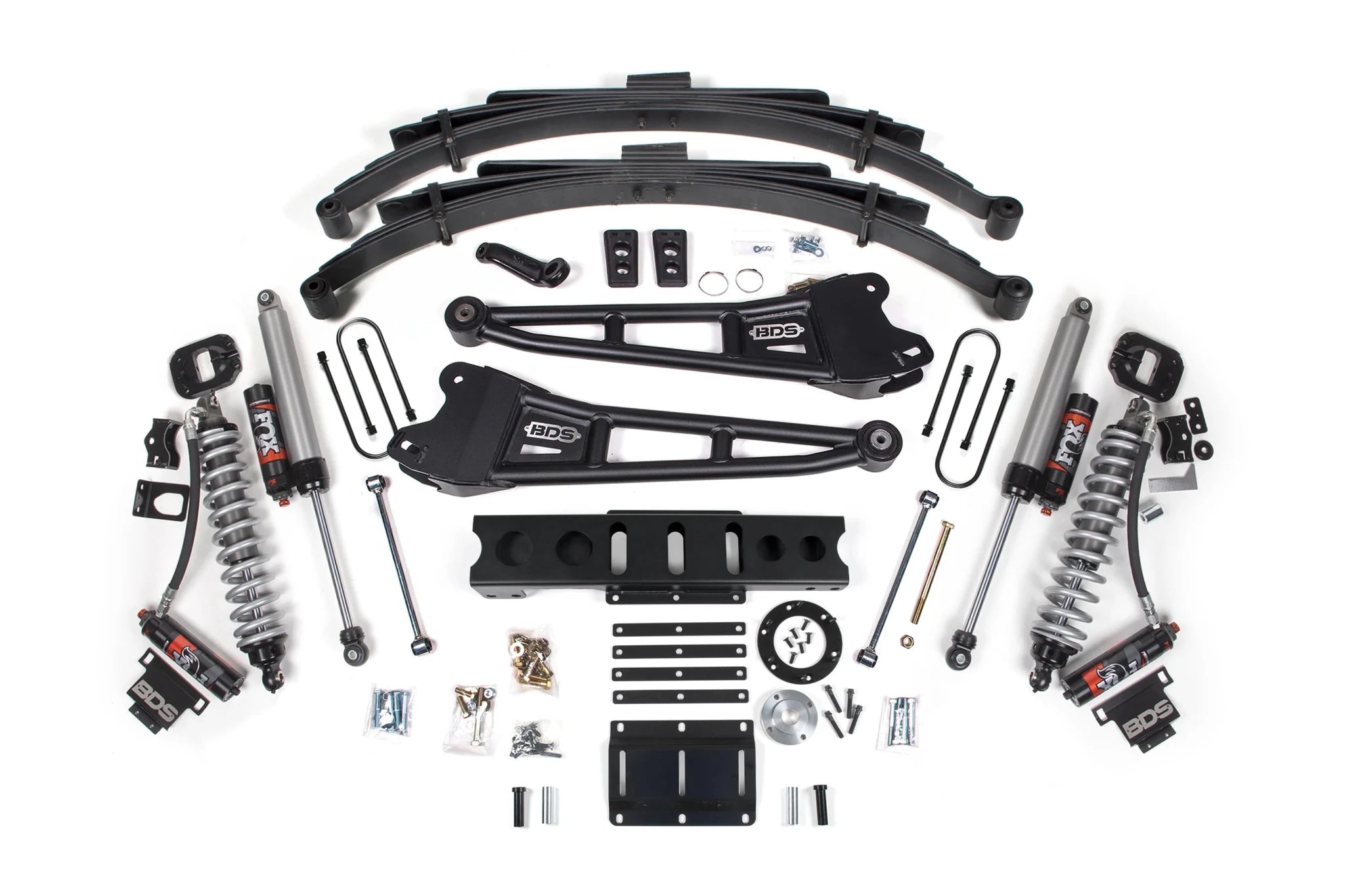 BDS Suspension 6 Inch Lift Kit FOX 2.5 Coil-Over Conversion (2013-2018 3500 6.7L Cummins 4WD) - Southern Diesel Supply