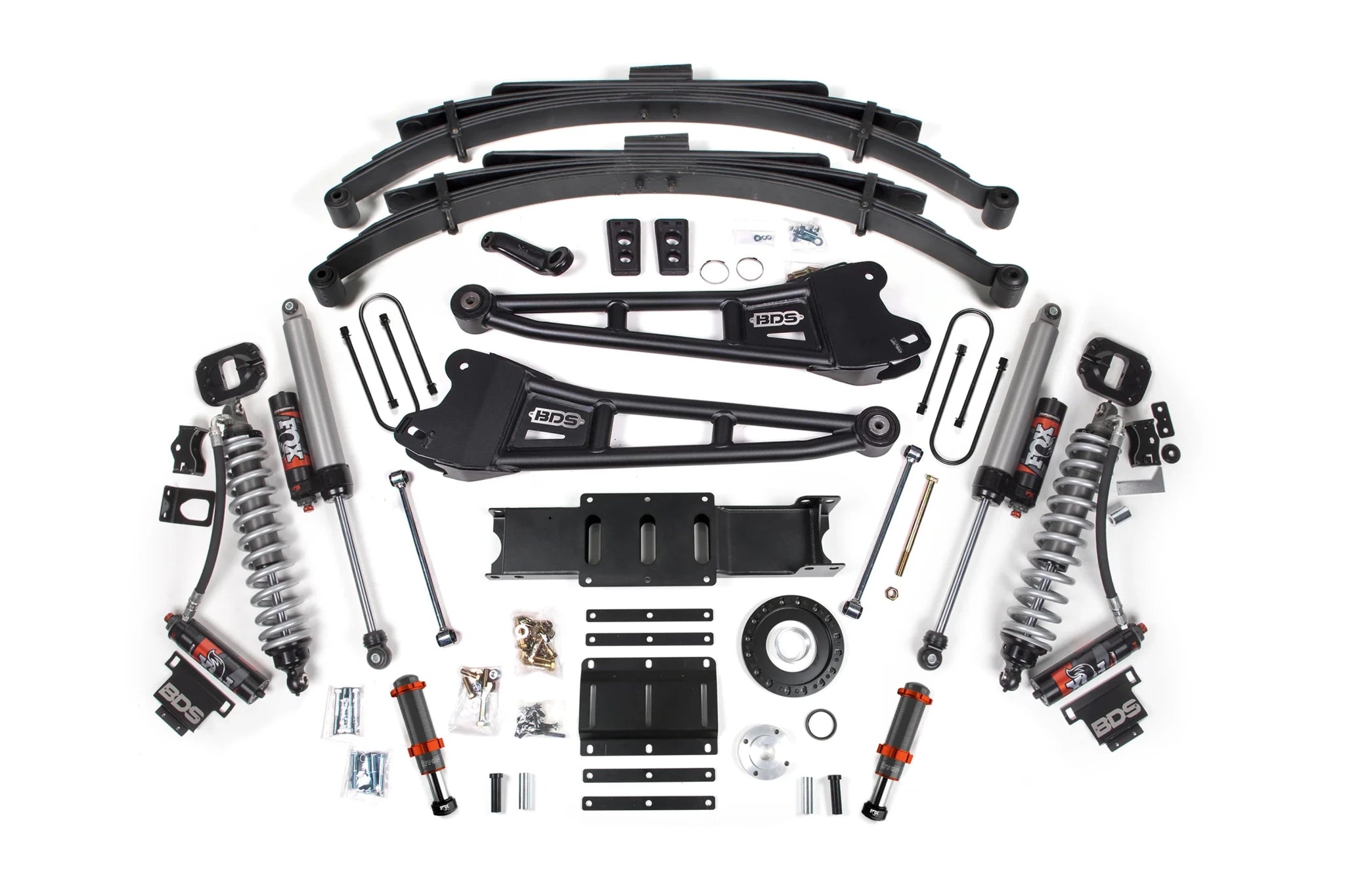 BDS Suspension 6 Inch Lift Kit FOX 2.5 Coil-Over Conversion (2013-2018 3500 6.7L Cummins 4WD) - Southern Diesel Supply