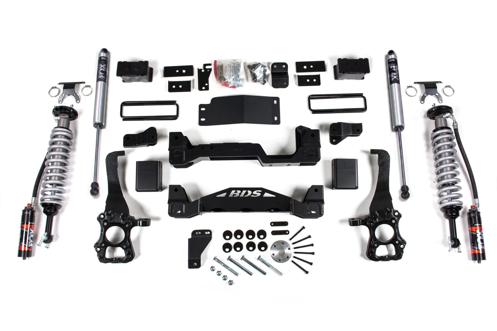 BDS Suspension 6 Inch Lift Kit FOX 2.5 Performance Elite Coil - Over (2015 - 2020 3.0L Powerstroke 4WD) - Southern Diesel Supply