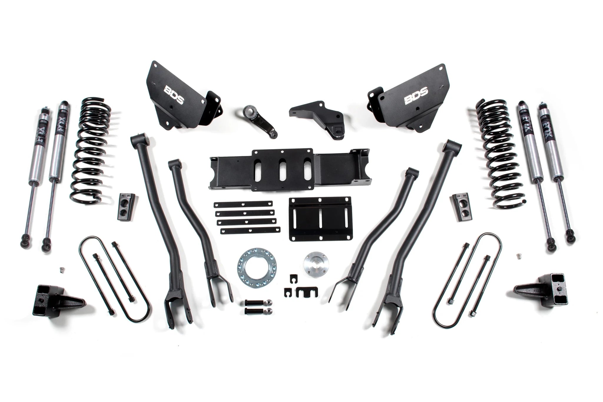 BDS Suspension 6 Inch Lift Kit w/ 4 - Link (2013 - 2018 3500 Cummins 4WD) - Southern Diesel Supply