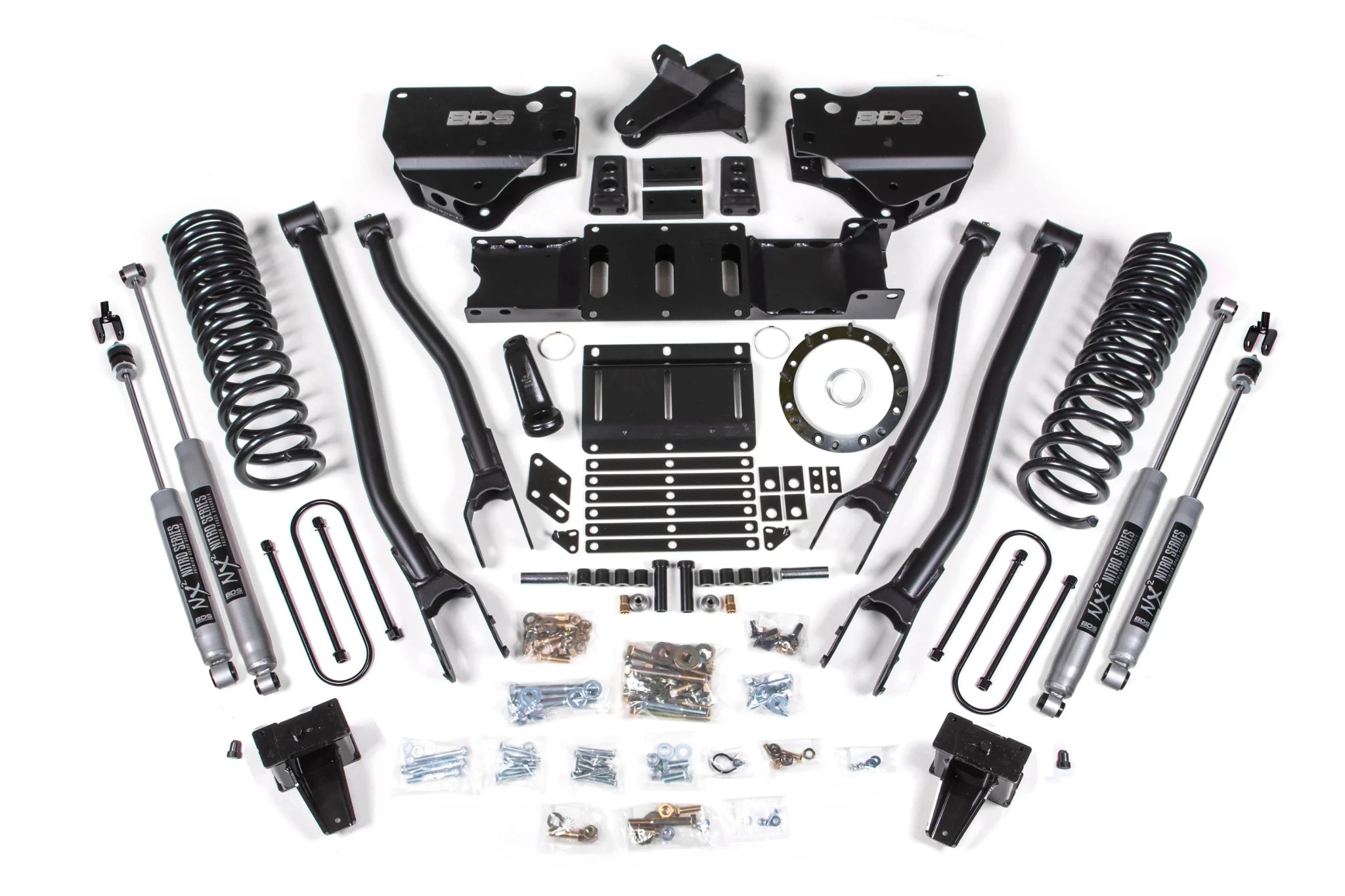 BDS Suspension 6 Inch Lift Kit w/ 4 - Link (2019 - 2024 3500 Cummins 4WD) - Southern Diesel Supply