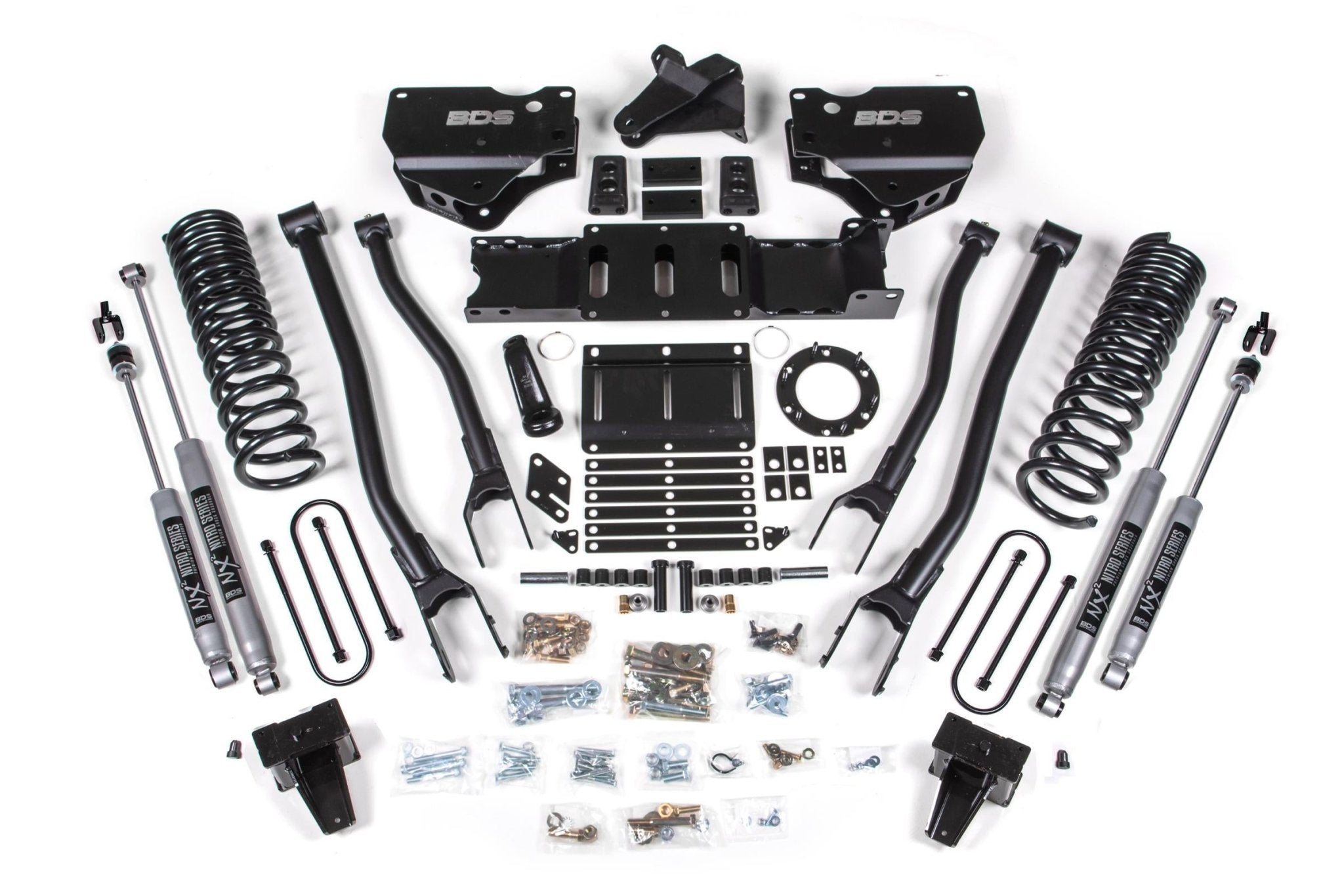 BDS Suspension 6 Inch Lift Kit w/ 4 - Link (2019 - 2024 3500 Cummins 4WD) - Southern Diesel Supply