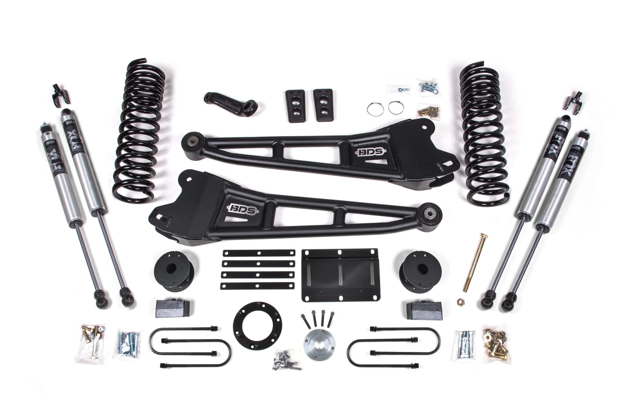 BDS Suspension 6 Inch Lift Kit w/ Radius Arm (2013 - 2018 3500 Cummins Rear Air Ride, 4WD) - Southern Diesel Supply