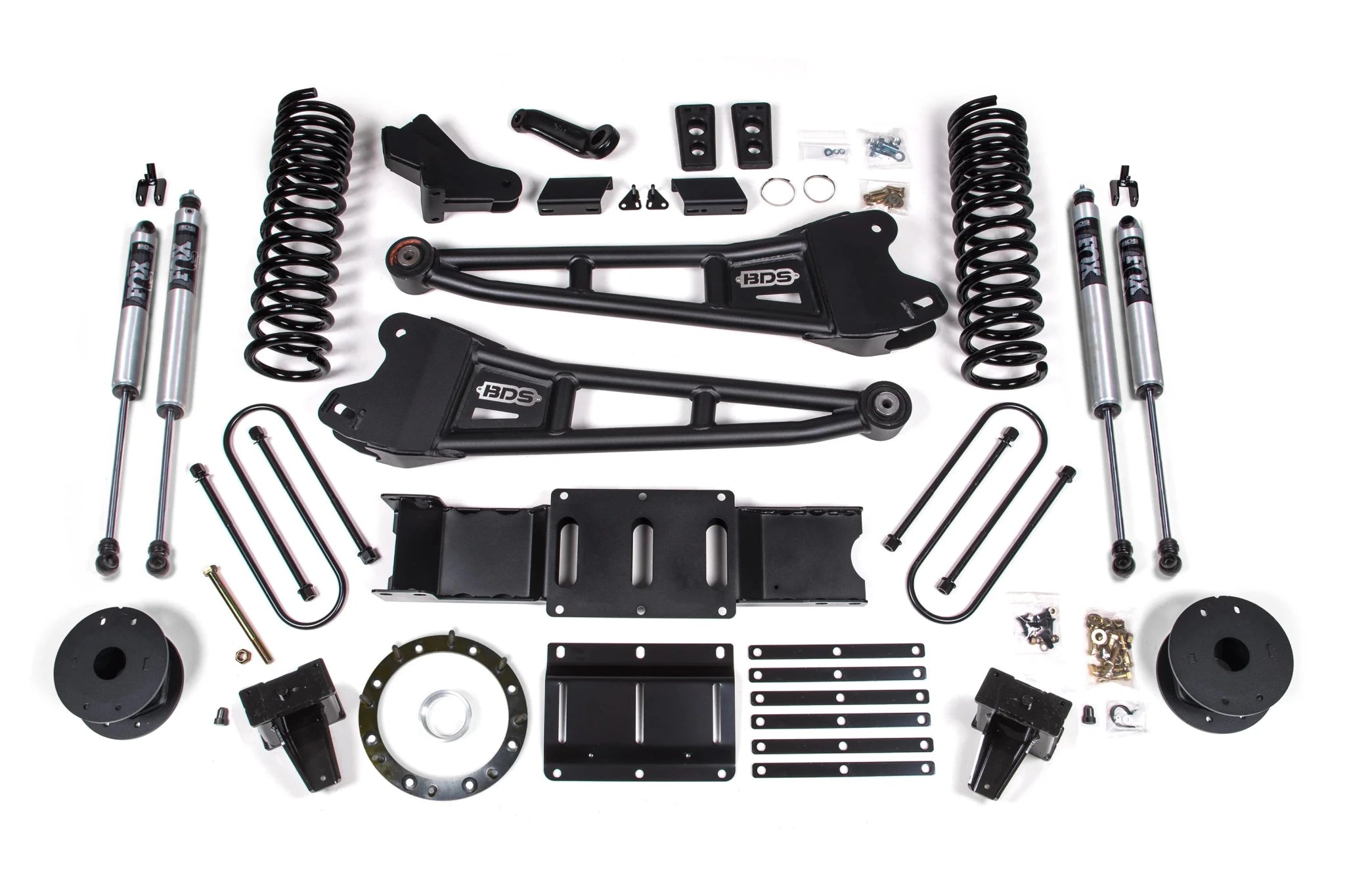 BDS Suspension 6 Inch Lift Kit w/ Radius Arm (2019 - 2024 3500 Cummins Rear Air Ride, 4WD) - Southern Diesel Supply