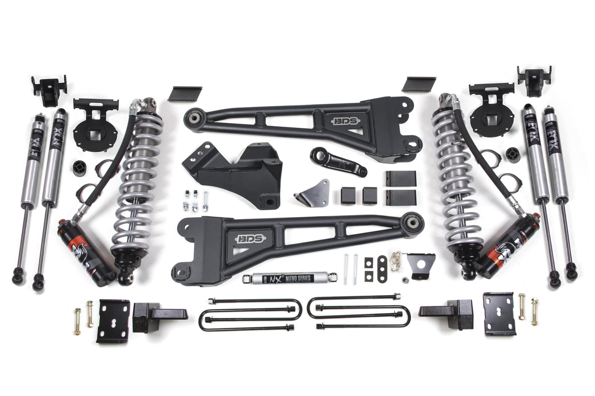 BDS Suspension 6 Inch Lift Kit w/ Radius Arm FOX 2.5 Performance Elite Coil - Over Conversion (2008 - 2010 Powerstroke 4WD) - Southern Diesel Supply