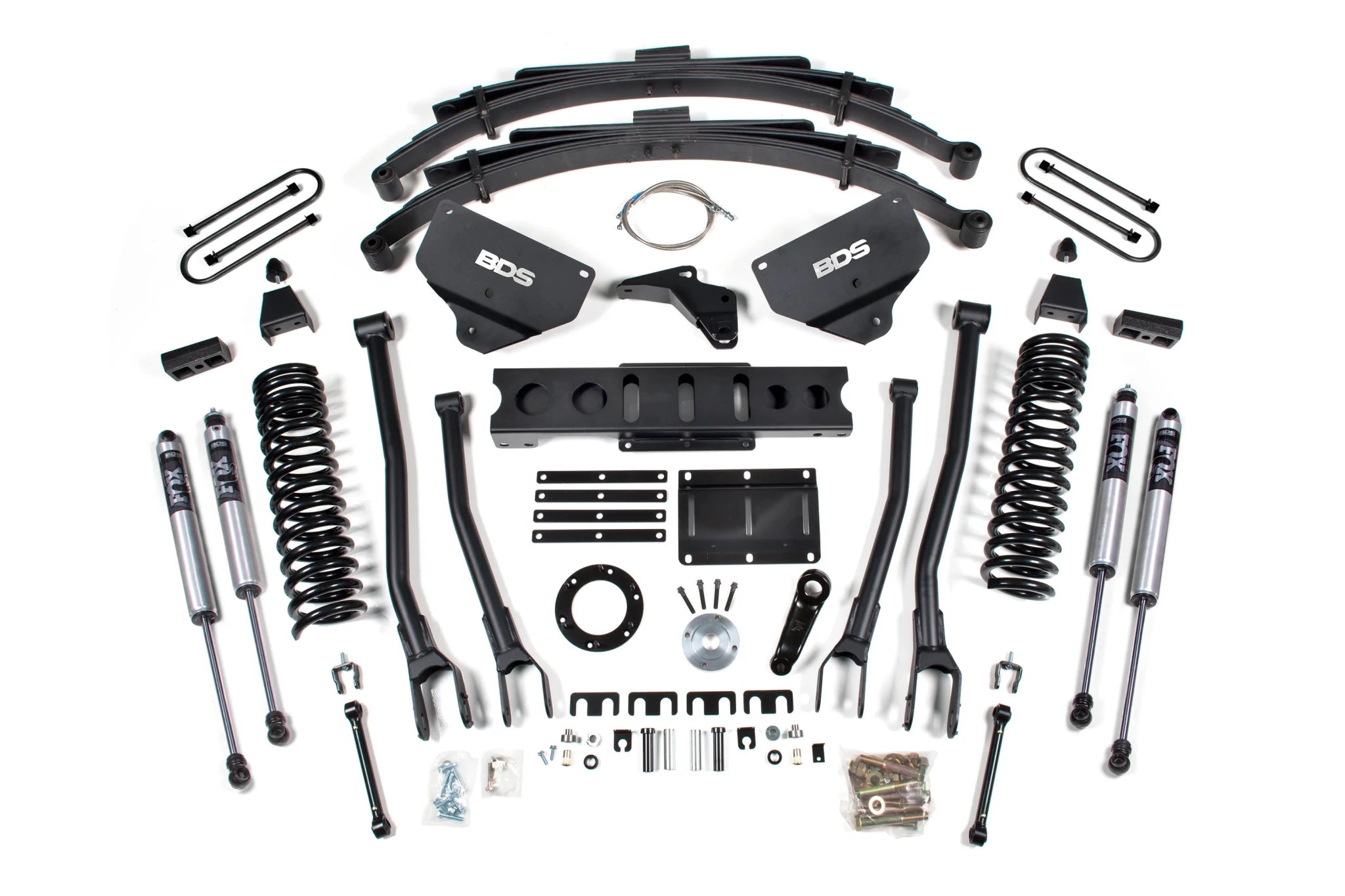 BDS Suspension 8 Inch Lift Kit w/ 4 - Link (2013 - 2018 3500 Cummins 4WD) - Southern Diesel Supply