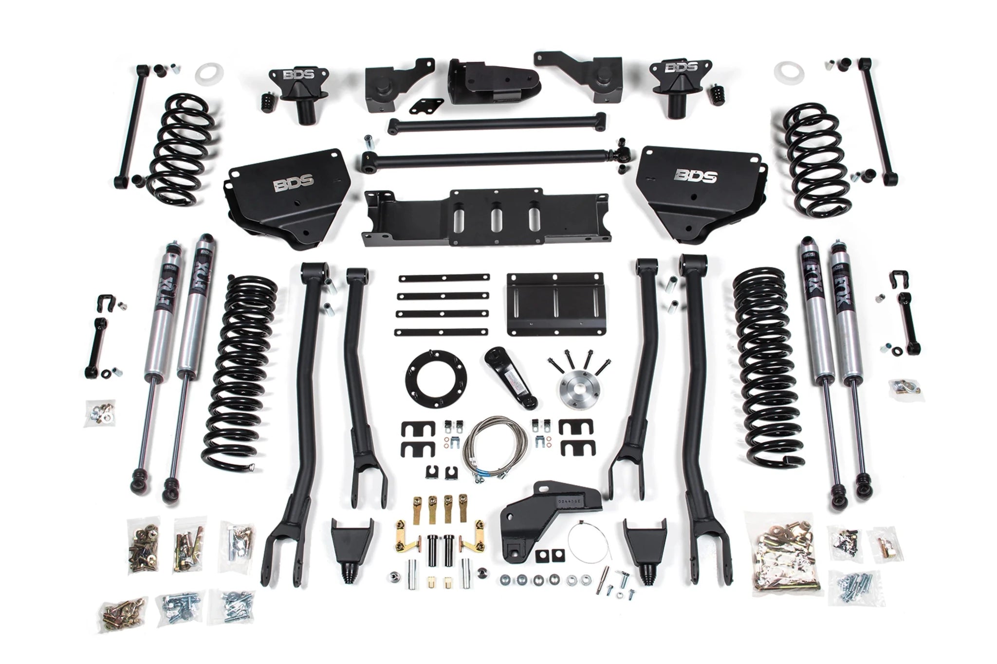 BDS Suspension 8 Inch Lift Kit w/ 4 - Link (2014 - 2018 2500 Cummins 4WD) - Southern Diesel Supply