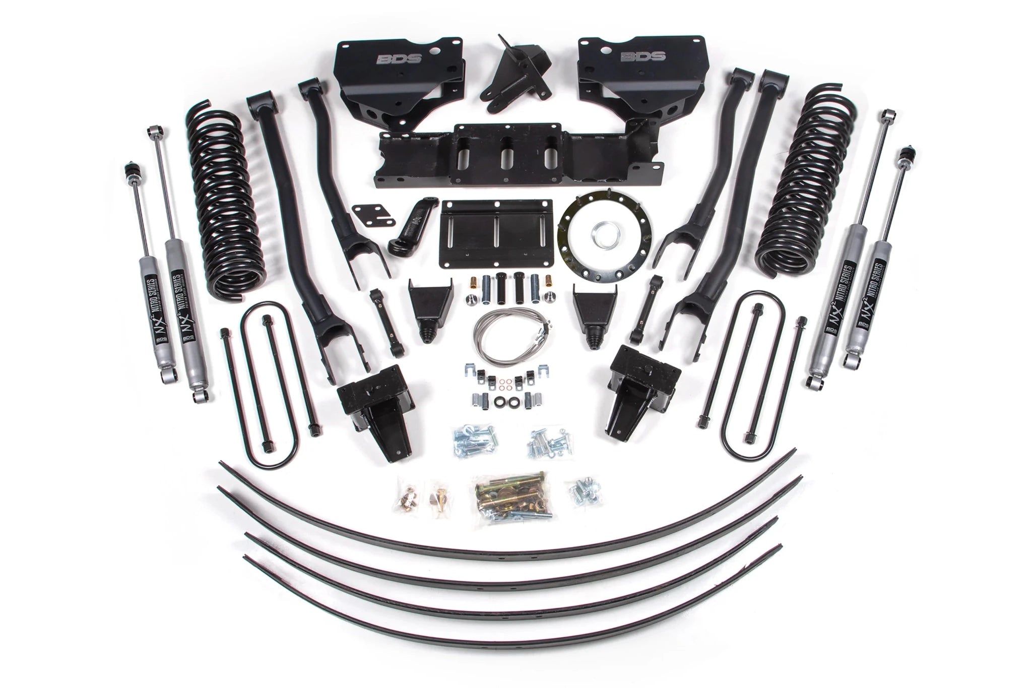 BDS Suspension 8 Inch Lift Kit w/ 4 - Link (2019 - 2024 3500 Cummins 4WD) - Southern Diesel Supply
