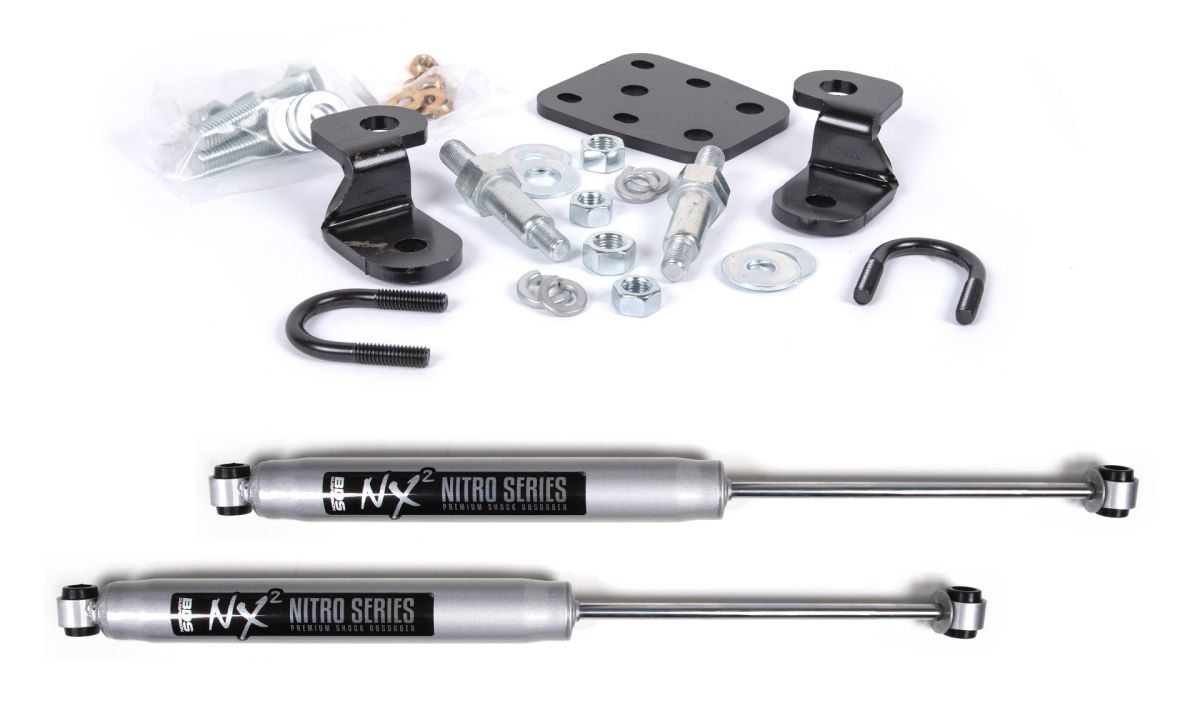BDS Suspension BDS2005DH Dual Steering Stabilizer Kit w/ NX2 Shocks (2001 - 2010 2500 Duramax 4WD) - Southern Diesel Supply