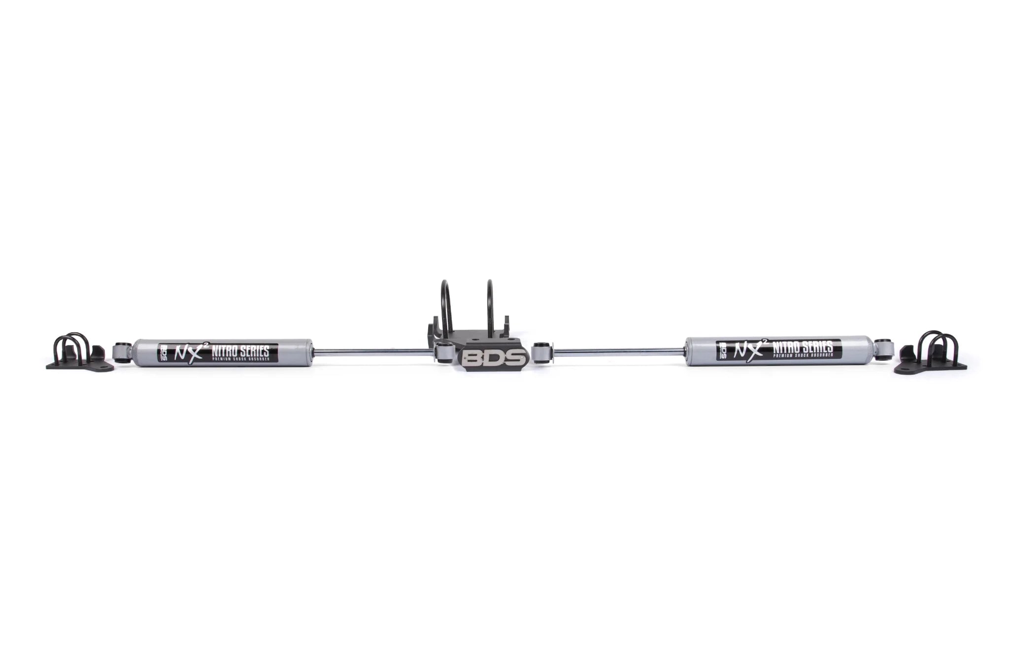 BDS Suspension BDS2024DH Dual Steering Stabilizer Kit w/ NX2 Shocks (2005 - 2016 Powerstroke 4WD) - Southern Diesel Supply
