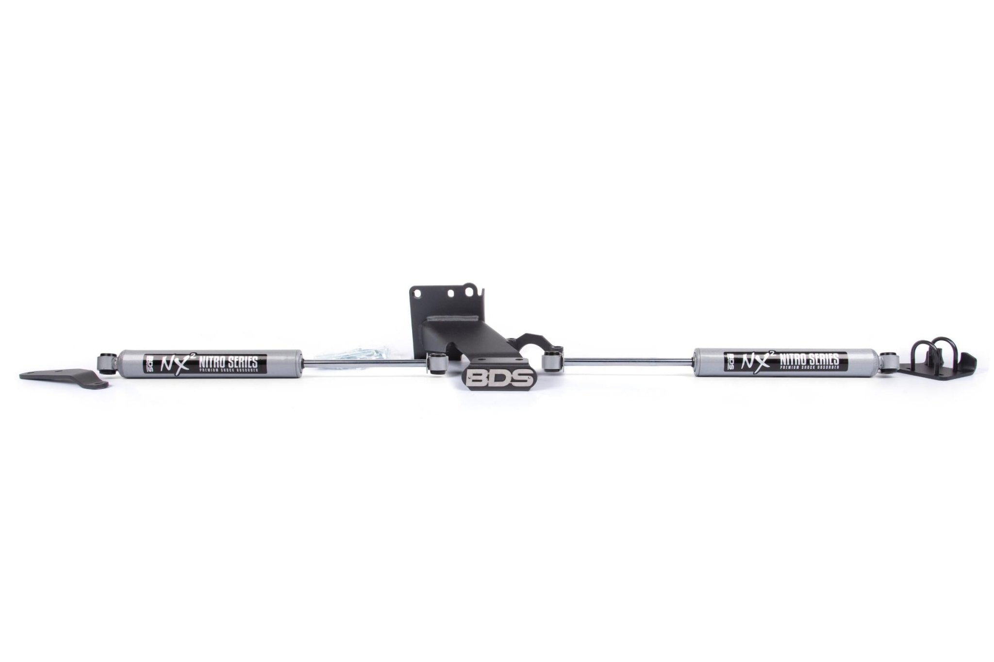 BDS Suspension BDS2031DH Dual Steering Stabilizer Kit w/ NX2 Shocks T - Style Steering (2019 - 2024 Cummins 4WD) - Southern Diesel Supply