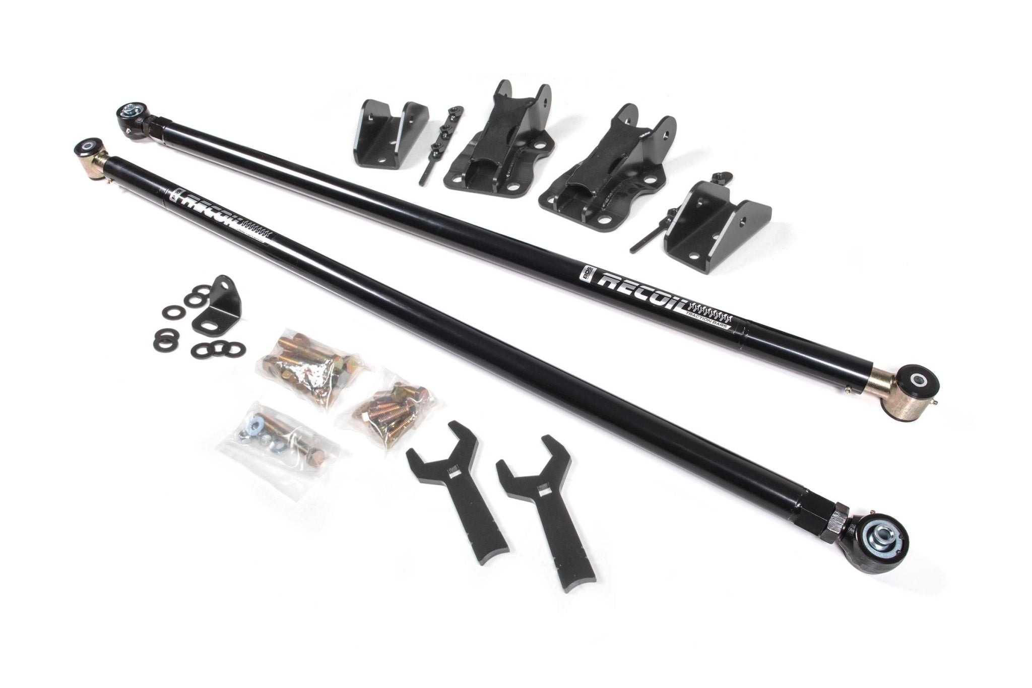 BDS Suspension BDS2309 Recoil Traction Bar Kit (2017 - 2026 Powerstroke 4WD, 3.5 - 4in Axle) - Southern Diesel Supply
