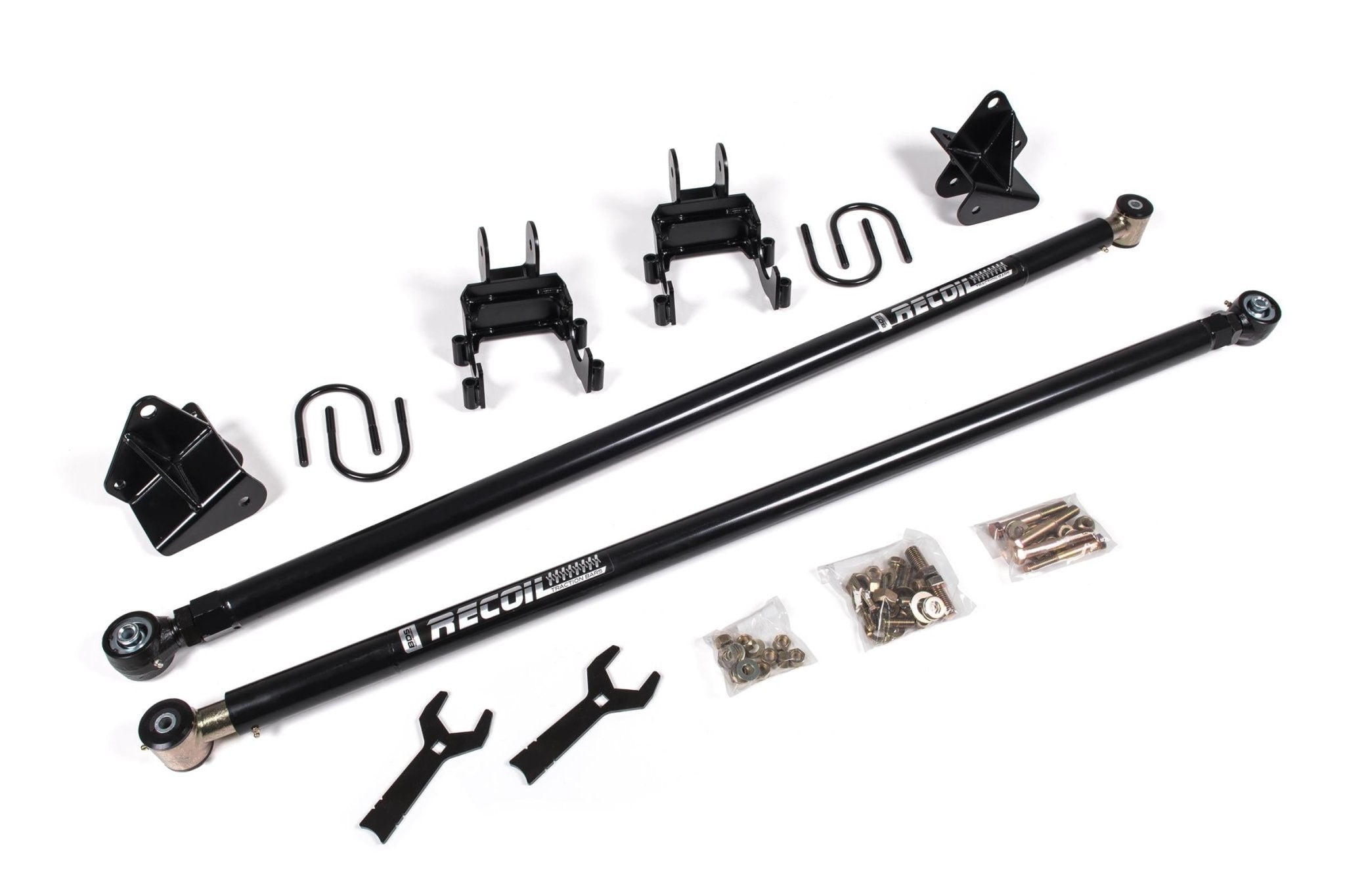 BDS Suspension BDS2311 Recoil Traction Bar Kit (1999 - 2016 Powerstroke Short Bed, 4WD) - Southern Diesel Supply