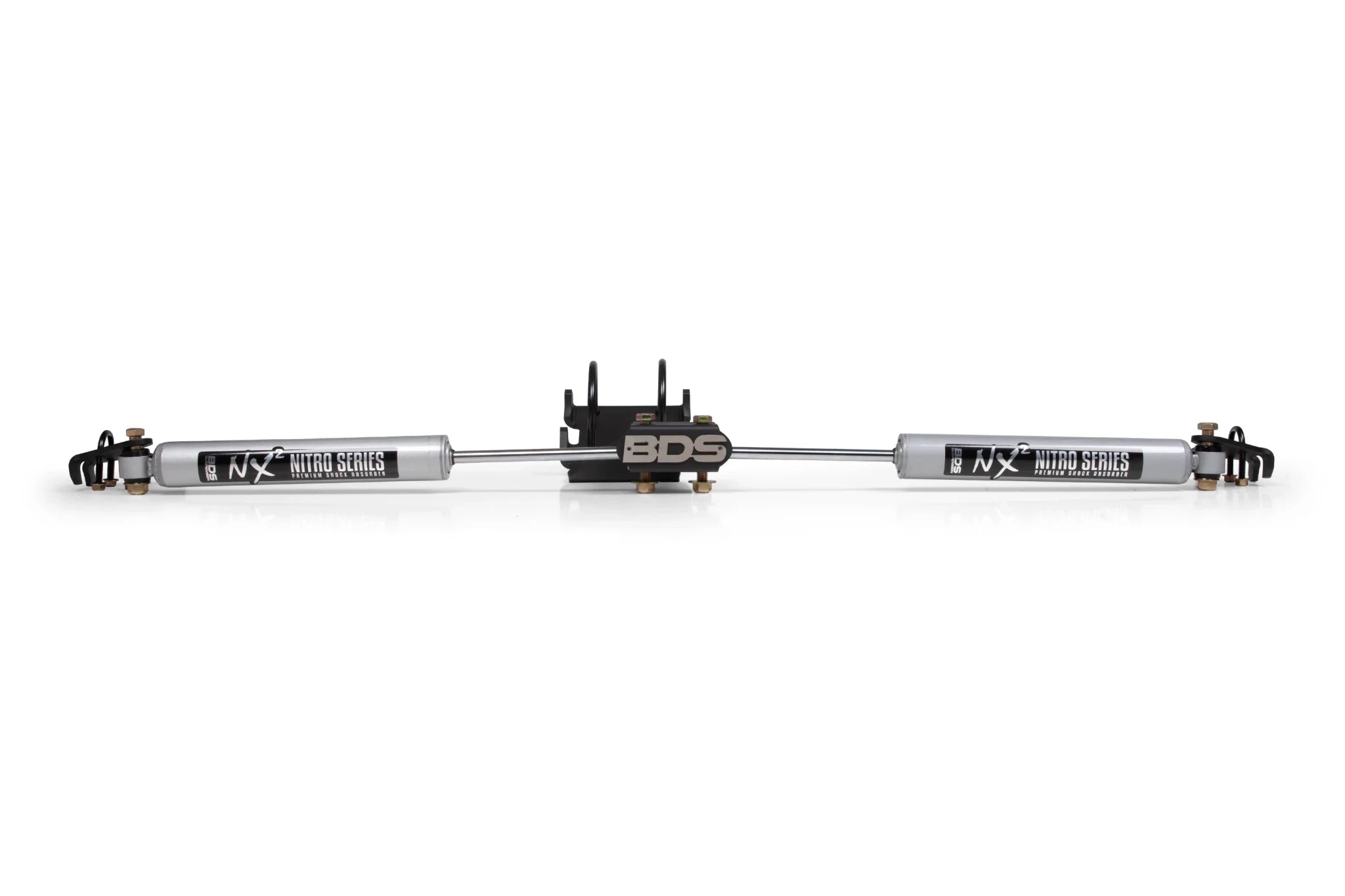 BDS Suspension Dual Steering Stabilizer Kit for 0-2 Inch Lift (2005-2026 6.7L PowerStroke 4WD - Southern Diesel Supply