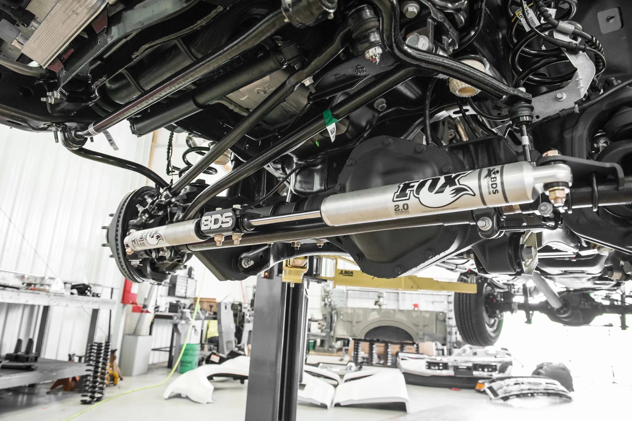 BDS Suspension Dual Steering Stabilizer Kit for 2.5-9 Inch Lift (2005-2026 6.7L PowerStroke 4WD) - Southern Diesel Supply