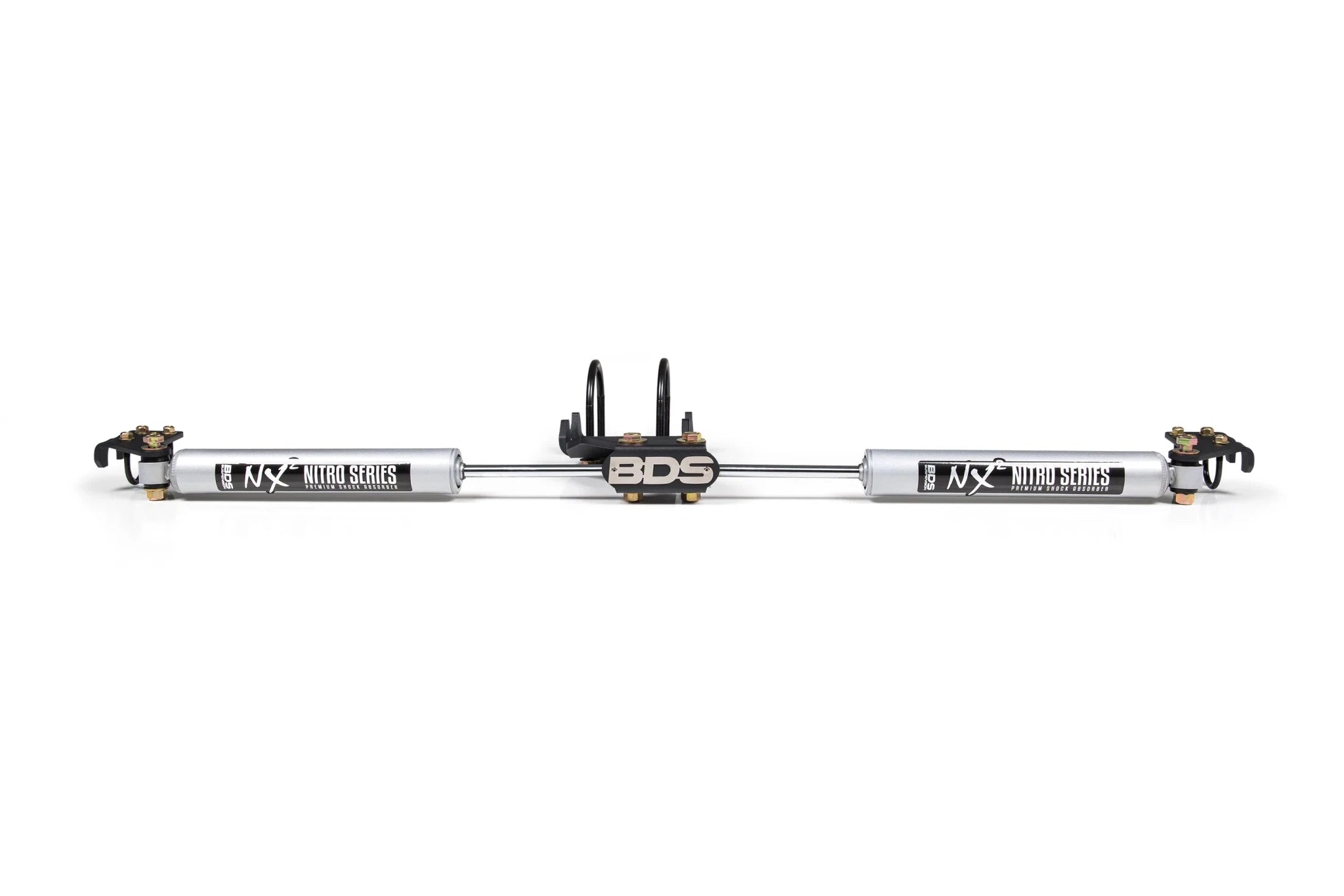 BDS Suspension Dual Steering Stabilizer Kit for 2.5-9 Inch Lift (2005-2026 6.7L PowerStroke 4WD) - Southern Diesel Supply