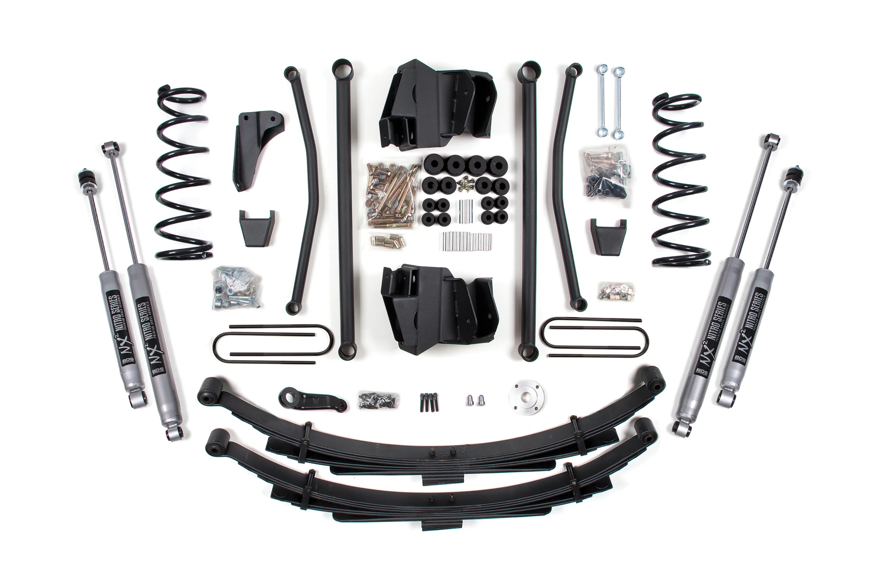 BDS Suspension 4WD 8 Inch Lift Kit Long Arm NX2 Nitro Shocks (2009-2013/12 Cummins)