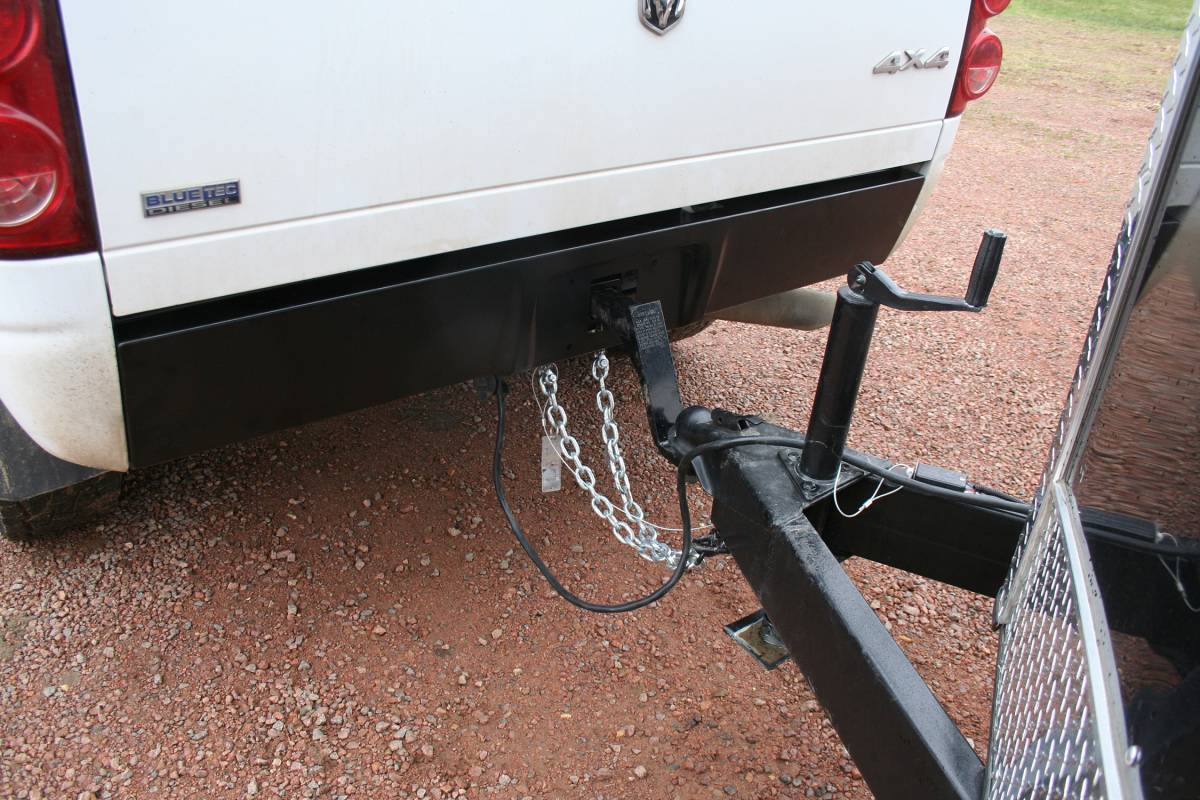 BHP BHP10012 Behind Roll Pan 2 Inch Hidden Receiver Hitch (2003 - 2018 Cummins) - Southern Diesel Supply