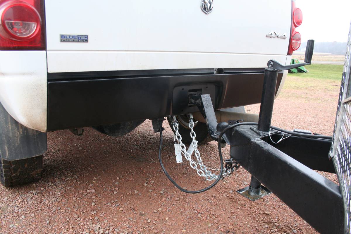 BHP BHP10012 Behind Roll Pan 2 Inch Hidden Receiver Hitch (2003 - 2018 Cummins) - Southern Diesel Supply