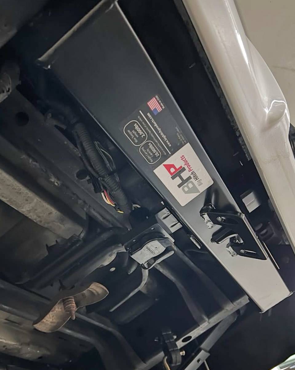 BHP BHP10032 Behind Roll Pan 2.5 Inch Hidden Receiver Hitch (2003 - 2018 Cummins) - Southern Diesel Supply