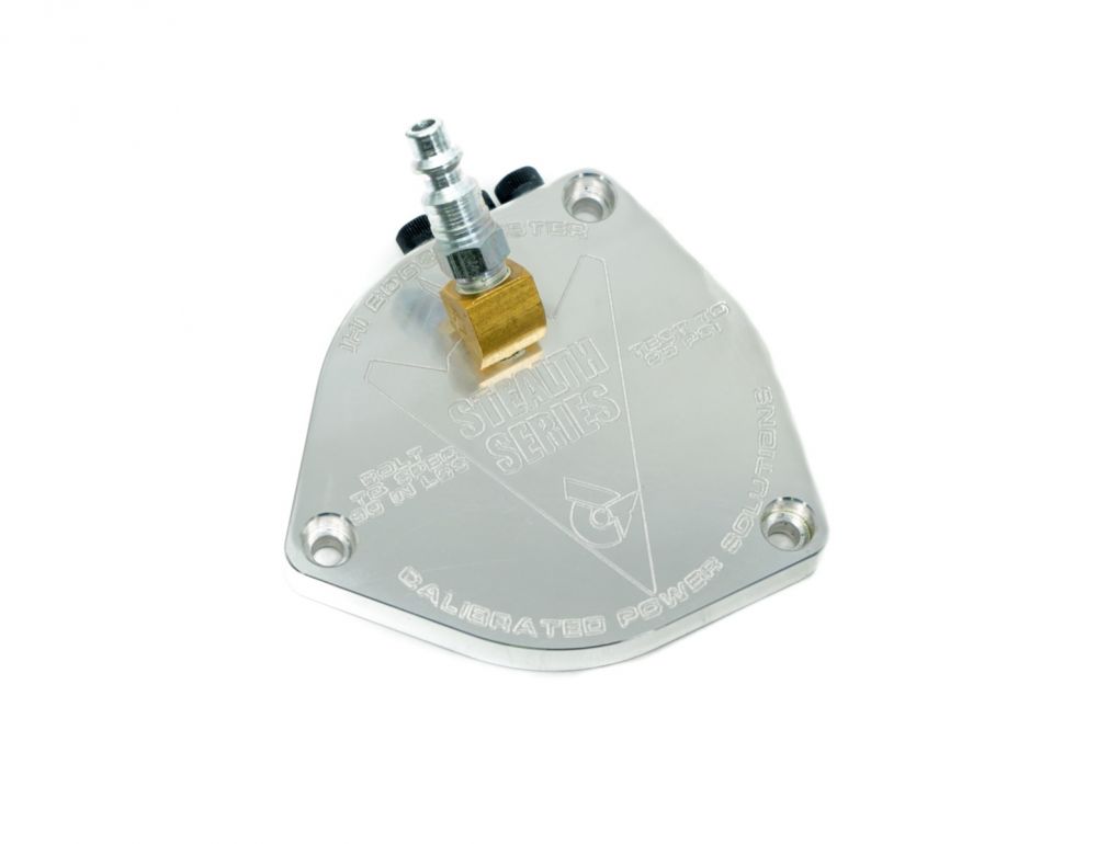 Calibrated Power / DuramaxTuner Stealth Boost Tester Faceplate Adapter (2001 - 2004 Duramax) - Southern Diesel Supply