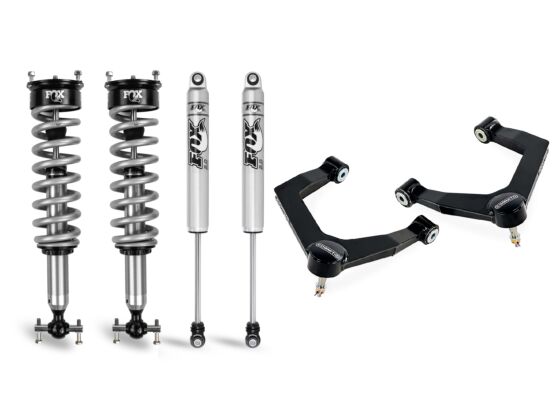 Cognito 1-Inch Performance Ball Joint Leveling Kit With Fox PS Coilover 2.0 IFP Shocks for 19-25 Silverado Trail Boss &amp; ZR2/Sierra AT4 &amp; AT4X 1500 4WD - Southern Diesel Supply