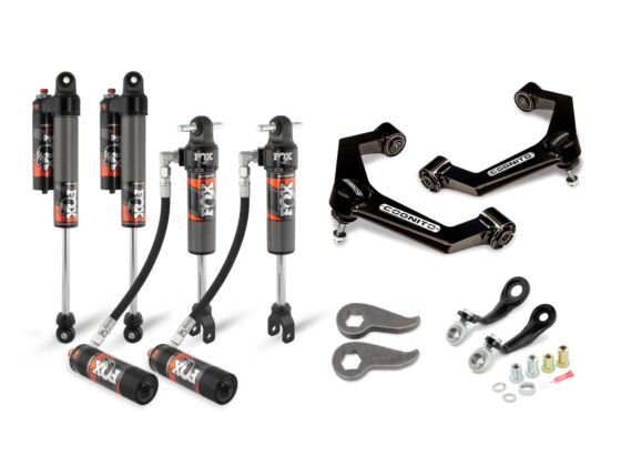 Cognito 3-Inch Elite Leveling Kit with Fox 2.5 Elite Performance Series Shocks for 11-19 Silverado/Sierra 2500/3500 2WD/4WD - Southern Diesel Supply