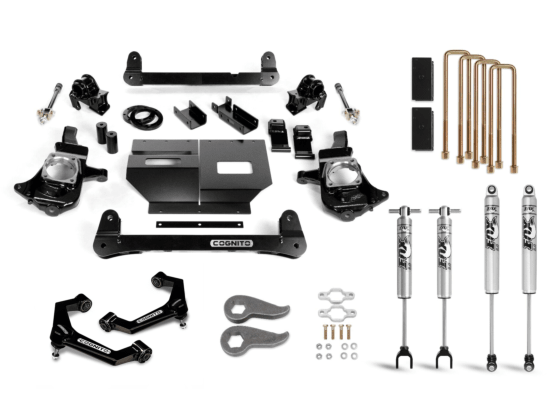 Cognito 6-Inch Standard Lift Kit with Fox PS 2.0 IFP Shocks for 2011-2019 Silverado/Sierra 2500/3500 2WD/4WD - Southern Diesel Supply