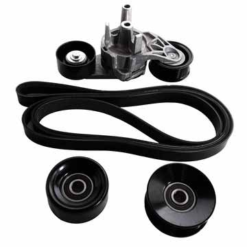 Dayco 5081265K1 Serpentine Belt Kit (2004-2007 6.0L PowerStroke Single Alternator) - Southern Diesel Supply