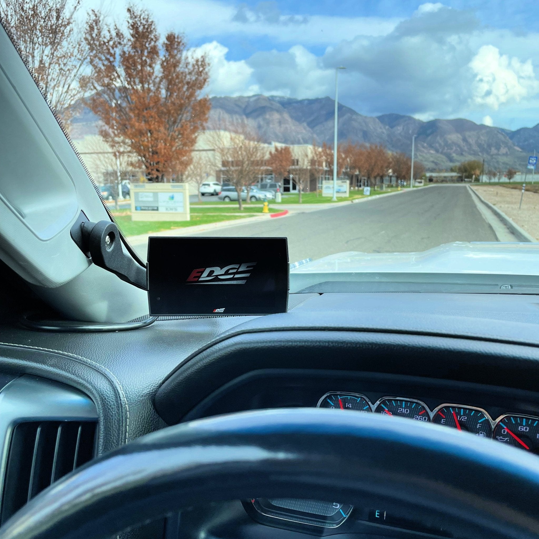 Edge Products 28600 A - Pillar Display Mount (2015 - 2019 6.6L Duramax) - Southern Diesel Supply