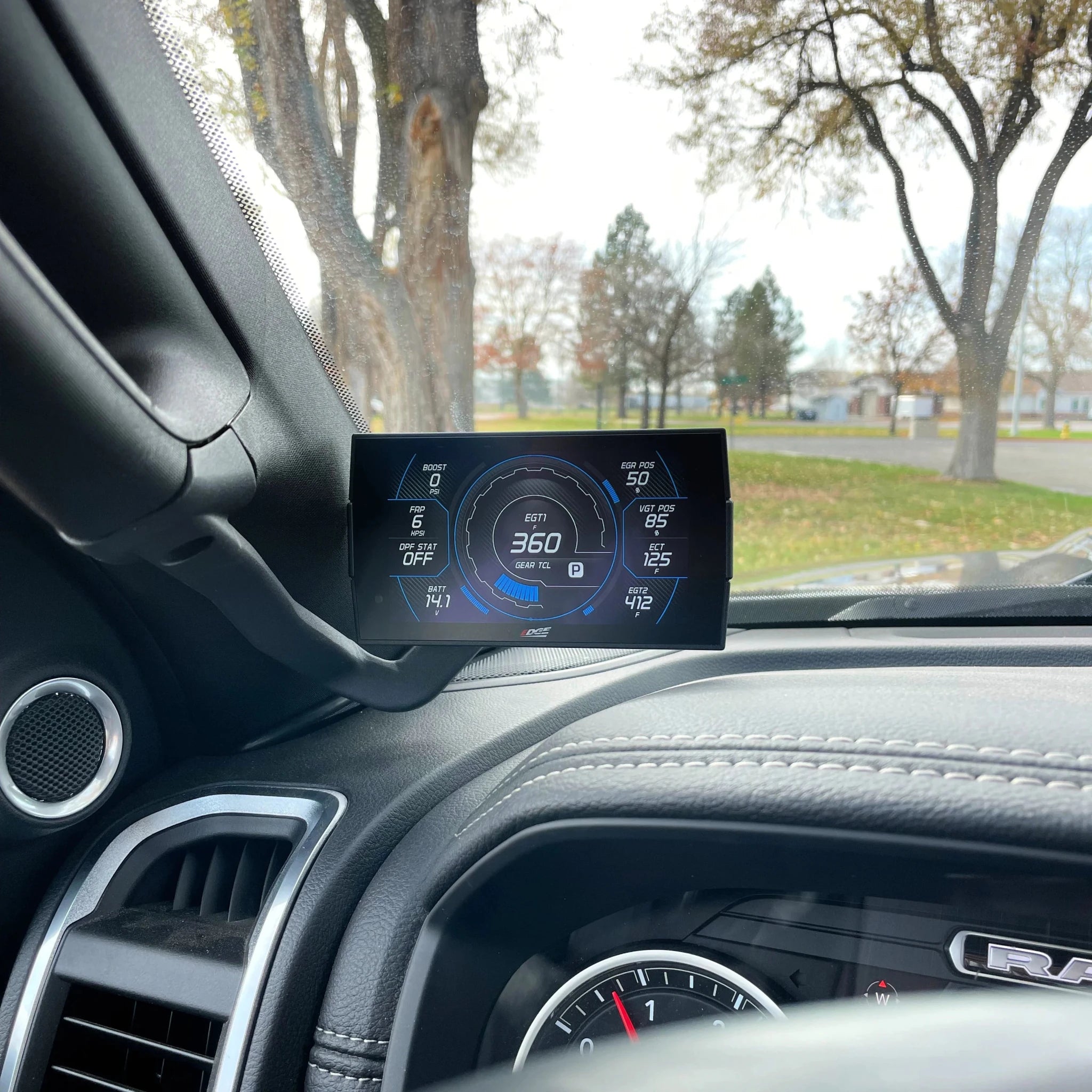 Edge Products 38603 A - Pillar Display Mount (2019 - 2025 Ram Cummins) - Southern Diesel Supply