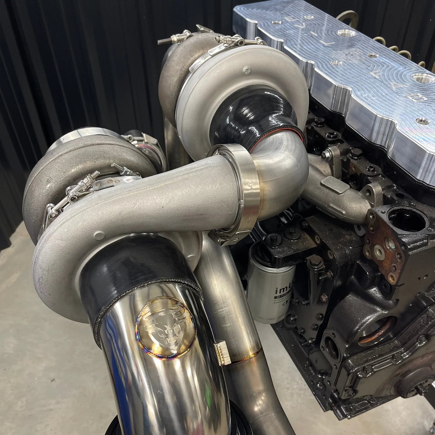 EvilFab Cummins S300/S400 Side Mount Compound Kit - Southern Diesel Supply