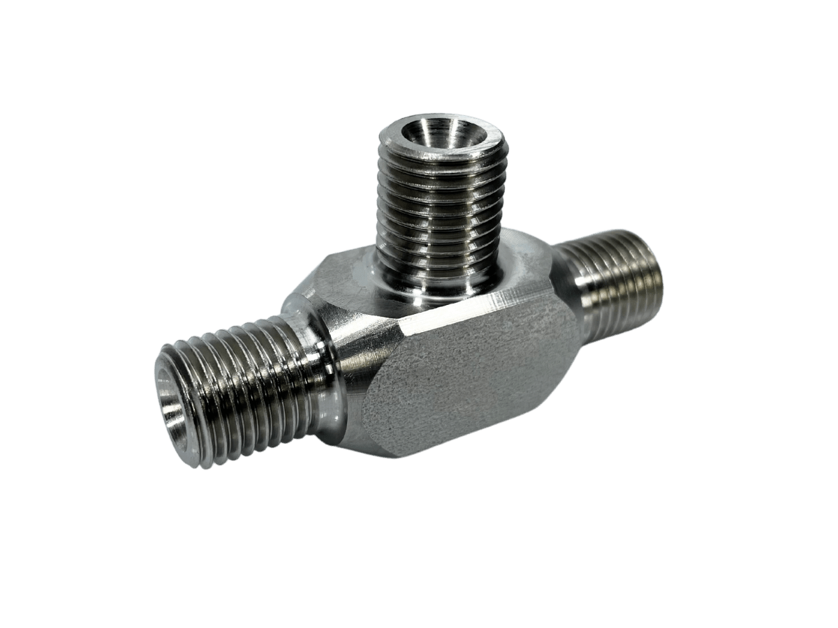 Exergy Performance 1 - 008 - 003 M14X1.5 Three Way T Fitting - Southern Diesel Supply