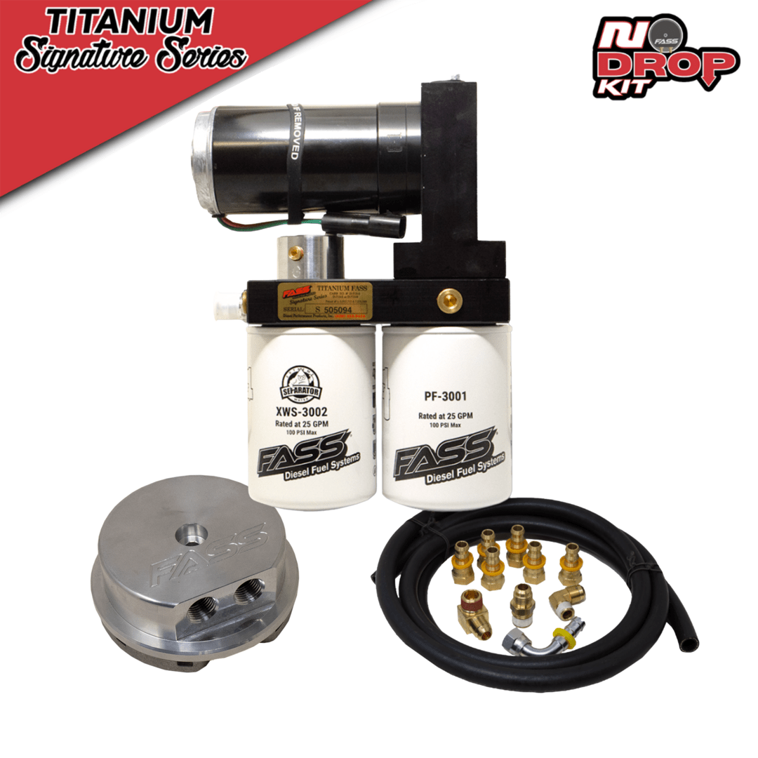 FASS No-Drop Titanium Signature Series Fuel System (1994-1998 Cummins) - Southern Diesel Supply