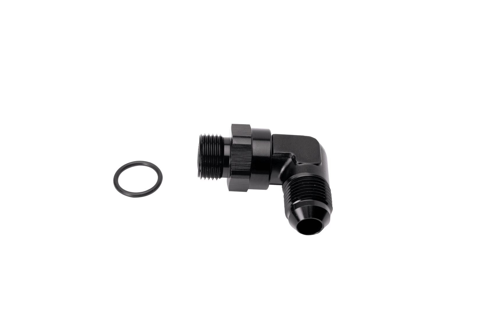 Fleece FPE - APT - 34 - 08 - 90 Negative 8AN to 3/4 - 16 O - ring, 90 Degree Fitting - Southern Diesel Supply