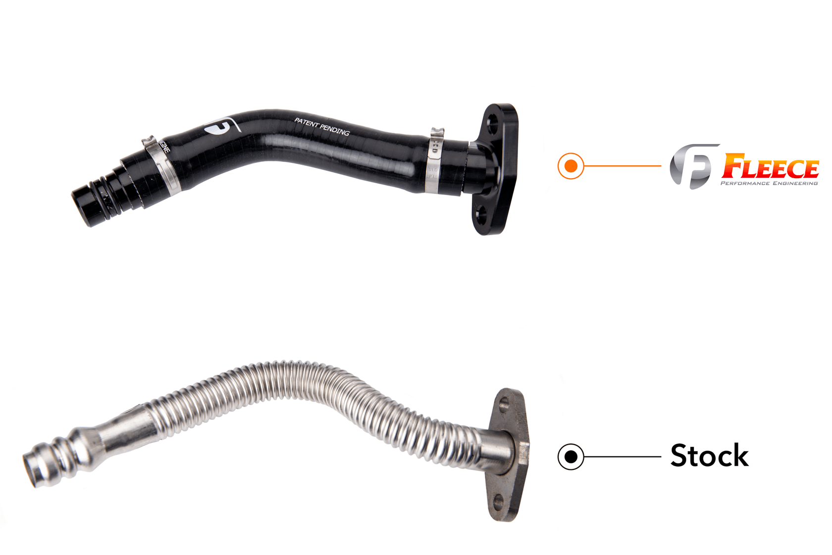Fleece FPE - CTDT - CW - KIT Turbo Drain Tube Kit (2003 - 2007 Cummins) - Southern Diesel Supply