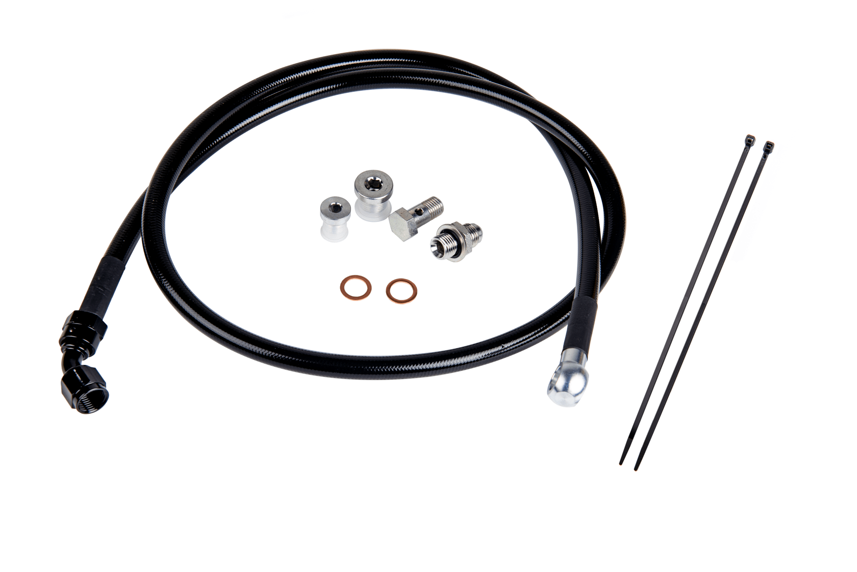 Fleece FPE - DTFL - 0116 Remote Turbo Oil Feed Line Kit for 6.6L Duramax Turbochargers (2001 - 2016 Duramax) - Southern Diesel Supply