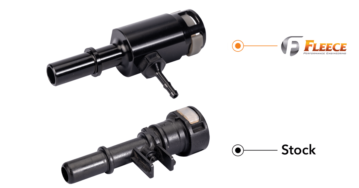 Fleece FPE - FMC - FF - RLK - 1116 Injector Return Line Repair Fitting (2011 - 2016 Power Stroke) - Southern Diesel Supply
