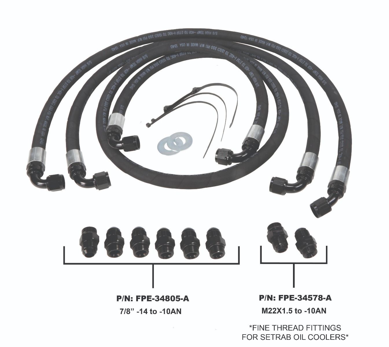 Fleece FPE - TL - LBZ - LMM Allison Transmission Cooler Lines (2006 - 2010 Duramax) - Southern Diesel Supply