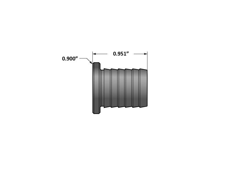 Fleece Performance Engineering | Fleece FPE - 34139 5/8 Inch Billet Aluminum Universal Block Off Plug | Lines and Hose - Southern Diesel Supply