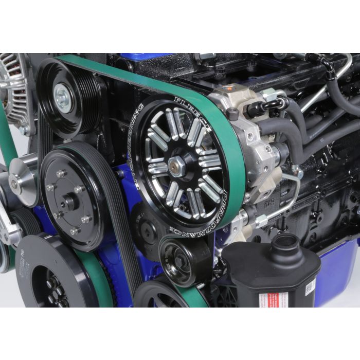 Fleece Performance Engineering | Fleece FPE - 34211 Spoke Design Cummins Dual Pump Pulley | Fuel System - Southern Diesel Supply