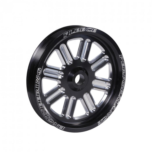 Fleece Performance Engineering FPE-34211 Spoke Design Dual Pump Pulley (2003-2024 5.9/6.7L Cummins)