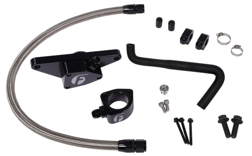 Fleece Performance Engineering FPE-CLNTBYPS-CUMMINS-0607-SS Coolant Bypass Kit Auto Trans with SS Braided Line (2006-2007 5.9L Cummins)