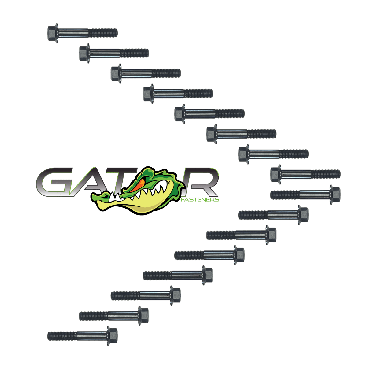 Gator Fasteners EMBK73 Heavy Duty Exhaust Manifold Bolt Kit (1994 - 2003 Power Stoke) - Southern Diesel Supply