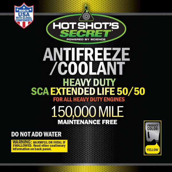 Hot Shot's Secret 150,000 Mile Heavy Duty Extended Life Yellow (1 Gal) - Southern Diesel Supply