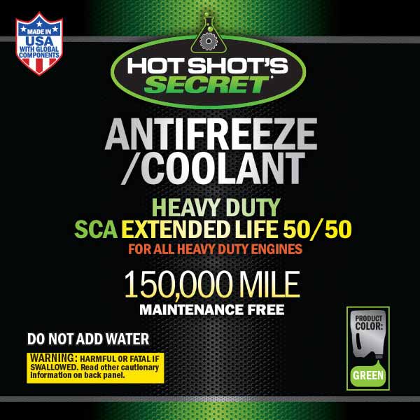 Hot Shot's Secret 150K Mile Extended Life Green Coolant (1 Gal) - Southern Diesel Supply