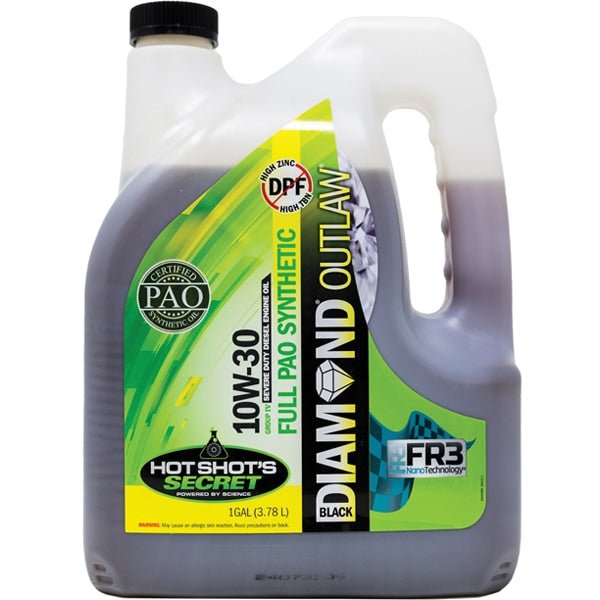 Hot Shot's Secret Black Diamond Outlaw 10W - 30 Full Synthetic CK - 4 Engine Oil (1 Gal) - Southern Diesel Supply