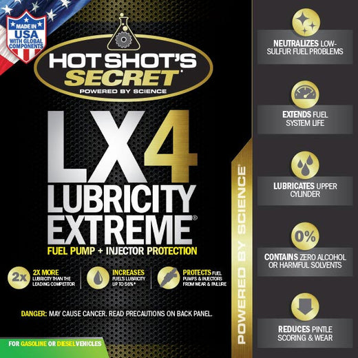 Hot Shot's Secret LX4 Lubricity Extreme Fuel Additive